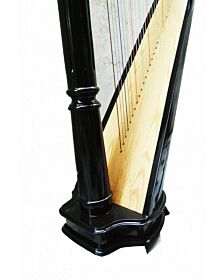 34 String Black Lever Harp