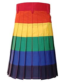 Active men rainbow utility kilt