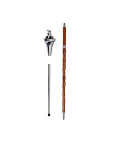 Plain Chrome Flat Head Lion Major Mace Stave &amp; Stick