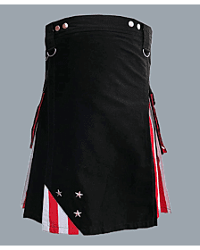 New American Flag Hybrid Utility Kilt For Men