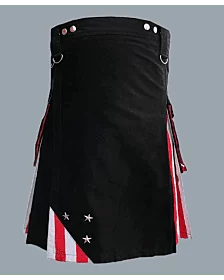 New American Flag Hybrid Utility Kilt For Men