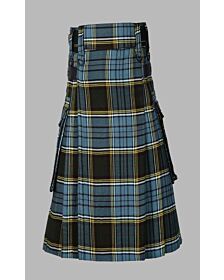 Anderson tartan utility kilt with pockets