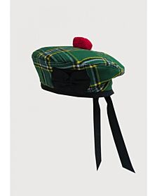 Irish Tartan Balmoral Scottish Hat
