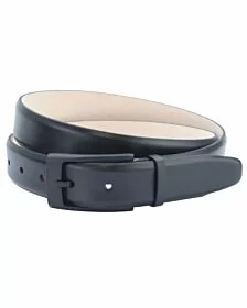 Bradgate Real Black Leather Jeans belt
