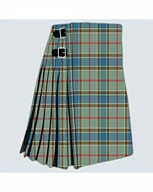 Clan Belfour Blue Tartan Kilt