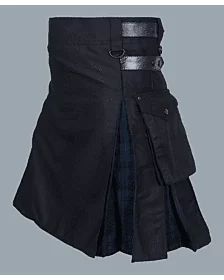 Black watch hybrid utility kilt