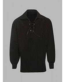 Black custom made Jacobite shirt