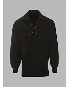 Black custom made Jacobite shirt