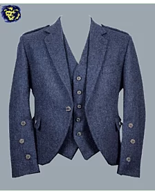 Blue Color Beautiful Argyle Jacket