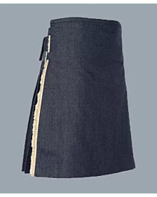 New Custom Made Denim Kilt For Men