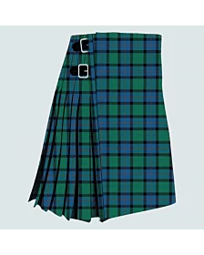 Clan Flower of Scotland Tartan Kilt