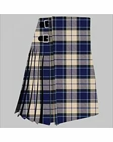 Comrie Navy Blue Tartan Kilt