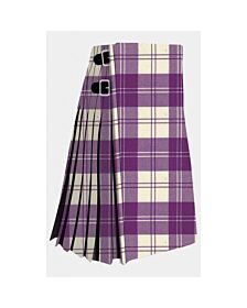 Eriskin Dress Purple & White Tartan Kilt