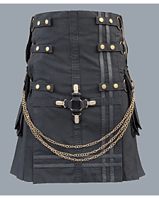 Fashion Utility hybrid Kilt With Chain