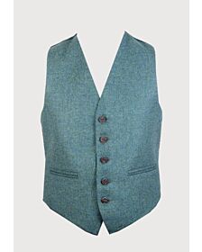 New Mens green tweed Argyle Jacket and vest