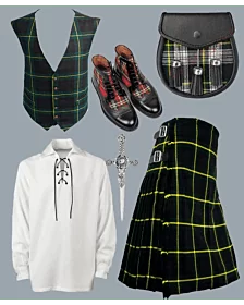 Gordon tartan kilt deal