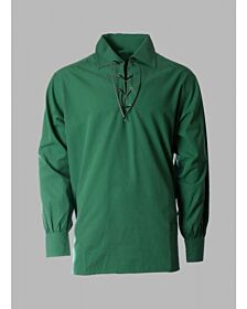 Green custom made Jacobite shirt