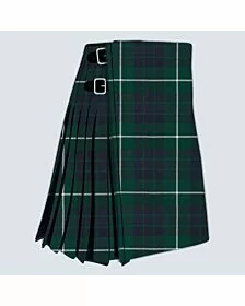 Clan Hamilton Green Modern Tartan Kilt