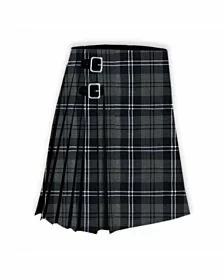 Hamilton Grey Traditional Tartan Kilt