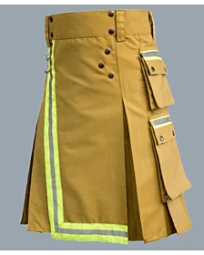 Khaki firefighter hybrid kilt 