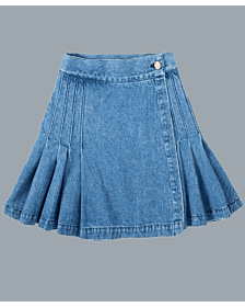 Women Blue Denim Kilt Sale 