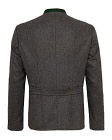 Dark Grey Loden Trachten Jacket Oktoberfest Tyrol German Bavarian Jacket