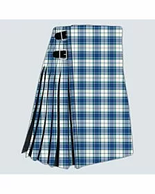 Clan Longiddry Elidon Blue Tartan Kilt