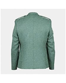 Lovat Green Argyle Tweed wool Kilt Jacket