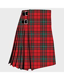 MacAuley Red Modern Tartan Kilt
