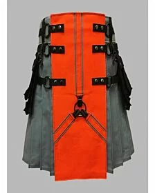 modern design canvas utility kilt