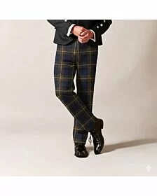 Custom Made Beautiful Muir Modern Tartan Trouser 