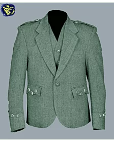 Mens Argyle Kilt Jacket And Vest