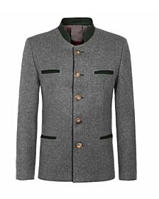 Grey Loden Trachten Jacket Oktoberfest Tyrol German Bavarian Jacket