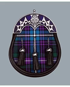 Pride of scotland tartan kilt sporran
