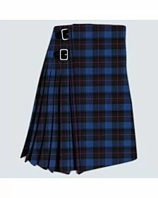 Clan Strath Blue Tartan Kilt