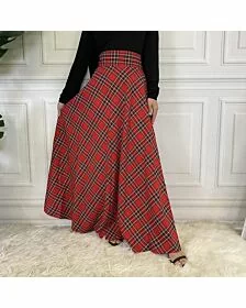 Royal Stewart Tartan Beautiful Women Long Skirt 