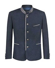 Navy Blue Loden Trachten Jacket Oktoberfest Tyrol German Bavarian Jacket