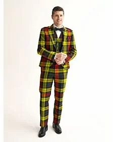Versatile 6 Piece Tartan Suit
