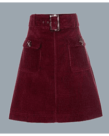 Velvet Mini Skirt For Women