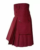 Maroon Utility Kilt