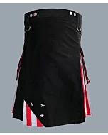 New American Flag Hybrid Utility Kilt For Men