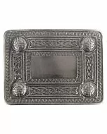 Antiqued Celtic Knot Kilt Belt Buckle