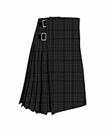 Black Shadow Tartan Kilt