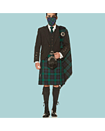 Black Watch Kilt Wedding Outfit