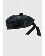black watch tartan glengarry hat