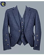 Blue Color Beautiful Argyle Jacket