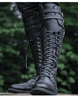 Leather Long Kilt Boot