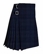  Clan Douglas Dark Navy Tartan Kilt