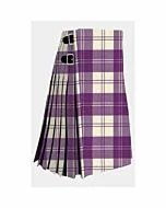 Eriskin Dress Purple & White Tartan Kilt