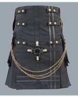 Fashion Utility hybrid Kilt With Chain